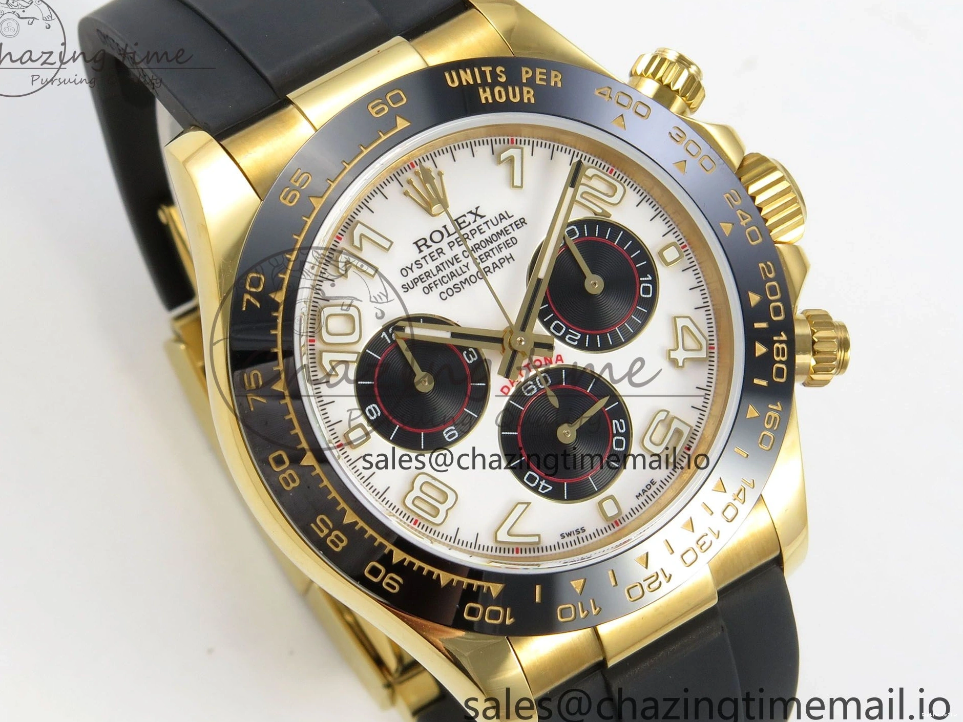 0522 HighPerformance Daytona 116518 QF 1:1 Best Edition White Black Dial on Oysterflex Strap SH4130 V11（Gain Weight） 162